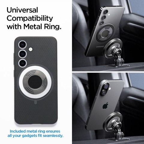 Spigen MFT13 Magnetic Dashboard & Vent Car Mount - Magnetyczny uchwyt samochodowy MagSafe (Czarny) Spigen MFT13 Magnetic Dashboard & Vent Car Mount - Magnetyczny uchwyt samochodowy MagSafe (Czarny)