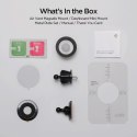Spigen MFT13 Magnetic Dashboard & Vent Car Mount - Magnetyczny uchwyt samochodowy MagSafe (Srebrny)