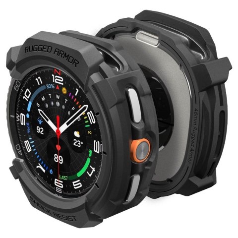 Spigen Rugged Armor - Obudowa do Samsung Galaxy Watch 8 Classic 46 mm (Matte Black) Spigen Rugged Armor - Obudowa do Samsung Galaxy Watch 8 Classic 46 mm (Matte Black)