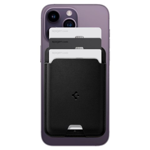 Spigen Valentinus Pro MagSafe - Portfel magnetyczny (Black) Spigen Valentinus Pro MagSafe - Portfel magnetyczny (Black)