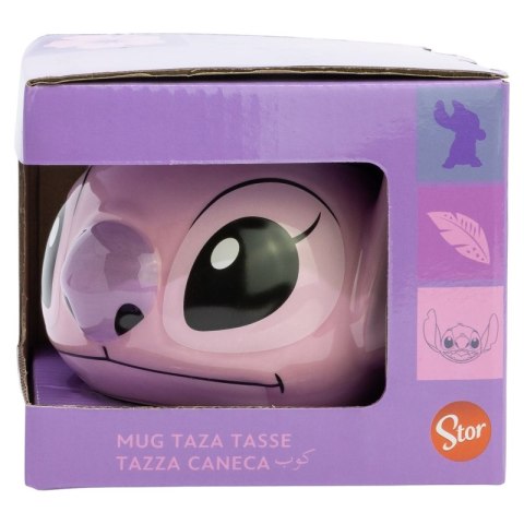 Disney Stitch - Kubek ceramiczny 3D w pudełku prezentowym z kolekcji Angel 375 ml Disney Stitch - Kubek ceramiczny 3D w pudełku prezentowym z kolekcji Angel 375 ml