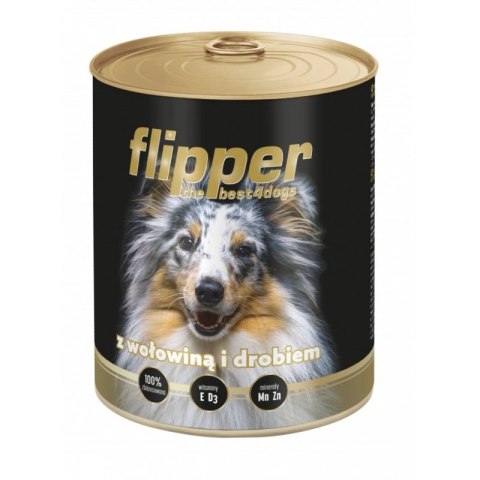 Dolina Noteci Flipper Z Wołowiną I Drobiem 400g Dolina Noteci Flipper Z Wołowiną I Drobiem 400g