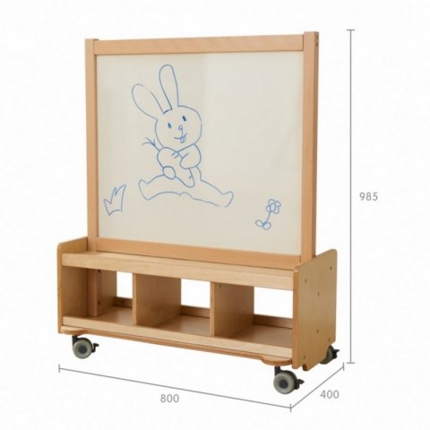 Dwustronna Tablica Kredowa i Magnetyczna Do Pisania Masterkidz Dwustronna Tablica Kredowa i Magnetyczna Do Pisania Masterkidz