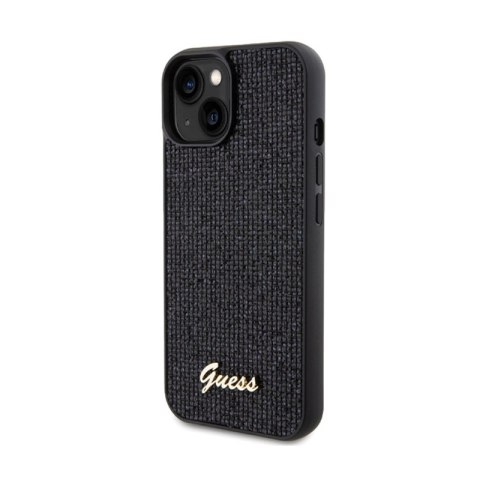 Guess Disco Metal Script - Etui iPhone 14 (czarny) Guess Disco Metal Script - Etui iPhone 14 (czarny)