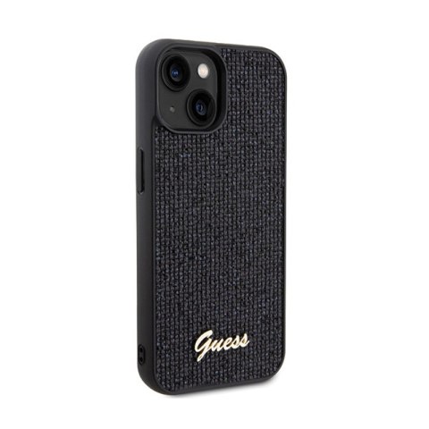 Guess Disco Metal Script - Etui iPhone 14 (czarny) Guess Disco Metal Script - Etui iPhone 14 (czarny)