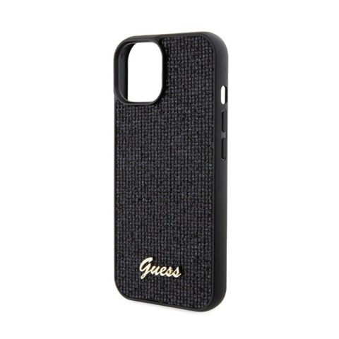 Guess Disco Metal Script - Etui iPhone 14 (czarny) Guess Disco Metal Script - Etui iPhone 14 (czarny)