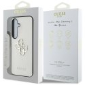 Guess Grained Big 4G Logo Small Classic Logo - Etui do Samsung Galaxy S25 (beżowy)