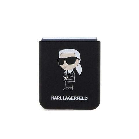 Karl Lagerfeld Silicone Ikonik - Etui Samsung Z Flip 5 (czarny) Karl Lagerfeld Silicone Ikonik - Etui Samsung Z Flip 5 (czarny)