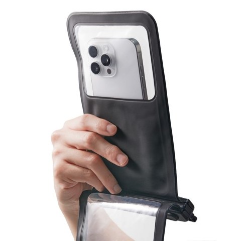 Spigen A603 Universal Waterproof Case - Etui wodoodporne do smartfonów do 6.9" (Black) Spigen A603 Universal Waterproof Case - Etui wodoodporne do smartfonów do 6.9" (Black)