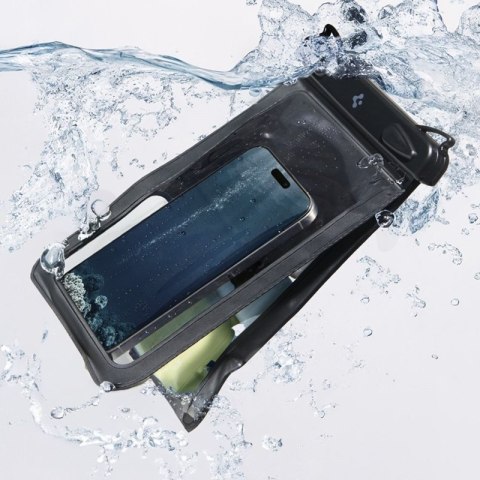 Spigen A603 Universal Waterproof Case - Etui wodoodporne do smartfonów do 6.9" (Black) Spigen A603 Universal Waterproof Case - Etui wodoodporne do smartfonów do 6.9" (Black)