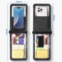Spigen A603 Universal Waterproof Case - Etui wodoodporne do smartfonów do 6.9" (Black)