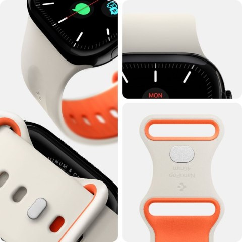 Spigen Nano Pop - Pasek do Apple Watch 44/45/46/49 mm (Orange Beige) Spigen Nano Pop - Pasek do Apple Watch 44/45/46/49 mm (Orange Beige)
