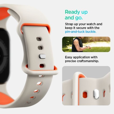 Spigen Nano Pop - Pasek do Apple Watch 44/45/46/49 mm (Orange Beige) Spigen Nano Pop - Pasek do Apple Watch 44/45/46/49 mm (Orange Beige)