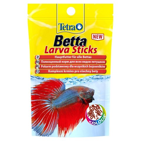 TETRA Betta Larva Sticks 5 g saszetka, pokarm pałeczki dla bojowników (T259317) TETRA Betta Larva Sticks 5 g saszetka, pokarm pałeczki dla bojowników (T259317)