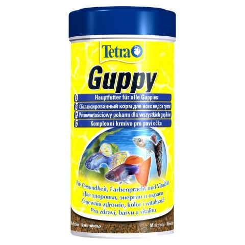 TETRA Guppy Mini Flakes 250ml pokarm drobne płatki dla gupików (T197237) TETRA Guppy Mini Flakes 250ml pokarm drobne płatki dla gupików (T197237)