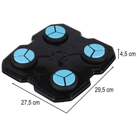 Tarcza bokserska treningowa na ścianę trenażer muzyka LED USB rękawice Tarcza bokserska treningowa na ścianę trenażer muzyka LED USB rękawice