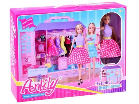 Anlily Lalka domek SZAFA garderoba ubranka ZA2228 Anlily Lalka domek SZAFA garderoba ubranka ZA2228