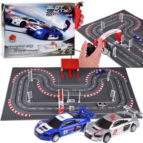 Audi sterowany tor wyścigowy samochodowy autka pilot budowa RC0621 Audi sterowany tor wyścigowy samochodowy autka pilot budowa RC0621