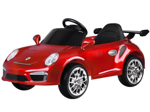 Autko elektryczne na akumulator czerwone Porsche RUF CTR3 + pilot PA0327 Autko elektryczne na akumulator czerwone Porsche RUF CTR3 + pilot PA0327