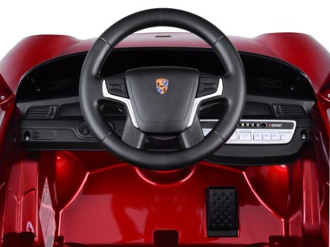 Autko elektryczne na akumulator czerwone Porsche RUF CTR3 + pilot PA0327 Autko elektryczne na akumulator czerwone Porsche RUF CTR3 + pilot PA0327