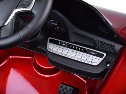 Autko elektryczne na akumulator czerwone Porsche RUF CTR3 + pilot PA0327 Autko elektryczne na akumulator czerwone Porsche RUF CTR3 + pilot PA0327