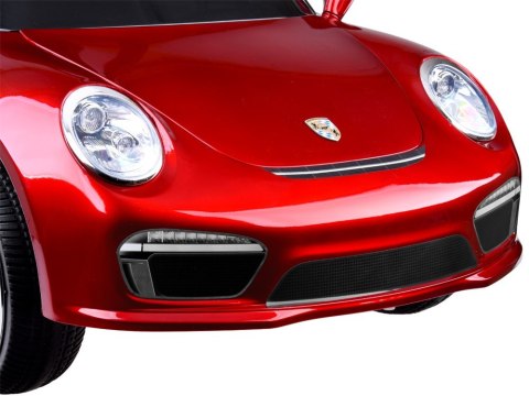 Autko elektryczne na akumulator czerwone Porsche RUF CTR3 + pilot PA0327 Autko elektryczne na akumulator czerwone Porsche RUF CTR3 + pilot PA0327