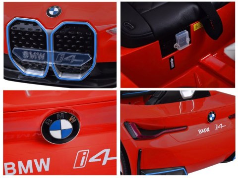 Autko na akumulator elektryczne BMW i4 dla dziecka pilot PA0310 CZ Autko na akumulator elektryczne BMW i4 dla dziecka pilot PA0310 CZ