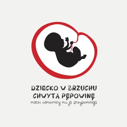 Mini czarno-biała Ośmiornica Mini czarno-biała Ośmiornica