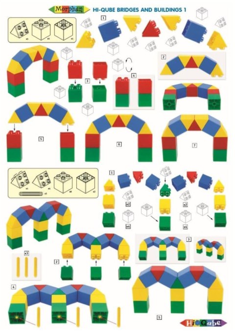 Morphun Hi-Qube 4 Pojazdy - Klocki konstrukcyjne Morphun Hi-Qube 4 Pojazdy - Klocki konstrukcyjne
