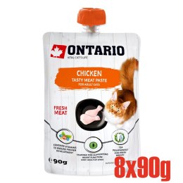 ONTARIO Chicken Fresh Meat Paste opak. 8x90g (213-523131)