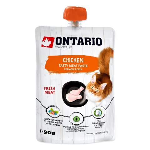 ONTARIO Chicken Fresh Meat Paste opak. 8x90g (213-523131) ONTARIO Chicken Fresh Meat Paste opak. 8x90g (213-523131)