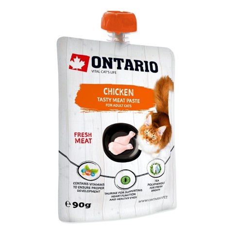 ONTARIO Chicken Fresh Meat Paste opak. 8x90g (213-523131) ONTARIO Chicken Fresh Meat Paste opak. 8x90g (213-523131)