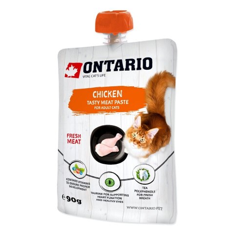 ONTARIO Chicken Fresh Meat Paste opak. 8x90g (213-523131) ONTARIO Chicken Fresh Meat Paste opak. 8x90g (213-523131)