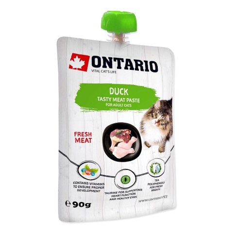 ONTARIO Duck Fresh Meat Paste opak. 8x90g (213-529131) ONTARIO Duck Fresh Meat Paste opak. 8x90g (213-529131)