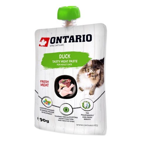 ONTARIO Duck Fresh Meat Paste opak. 8x90g (213-529131) ONTARIO Duck Fresh Meat Paste opak. 8x90g (213-529131)