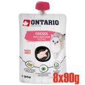 ONTARIO Kitten Chicken Fresh Meat Paste opak. 8x90g (213-523081)