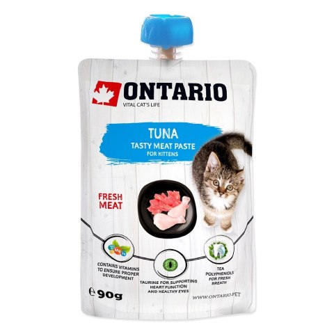 ONTARIO Kitten Tuna Fresh Meat Paste opak. 8x90g (213-527081) ONTARIO Kitten Tuna Fresh Meat Paste opak. 8x90g (213-527081)