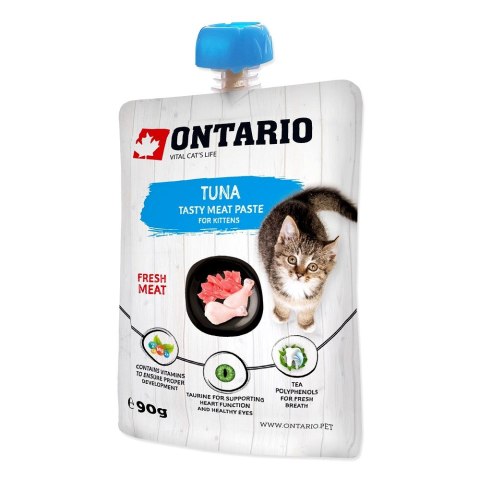 ONTARIO Kitten Tuna Fresh Meat Paste opak. 8x90g (213-527081) ONTARIO Kitten Tuna Fresh Meat Paste opak. 8x90g (213-527081)
