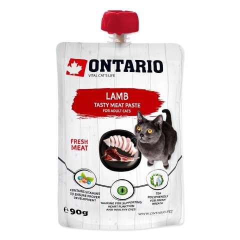 ONTARIO Lamb Fresh Meat Paste opak. 8x90g (213-526131) ONTARIO Lamb Fresh Meat Paste opak. 8x90g (213-526131)