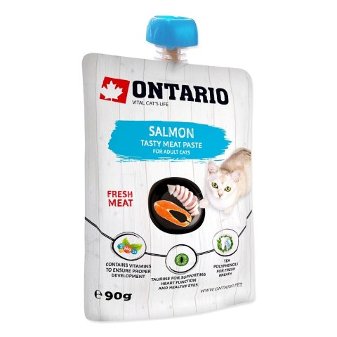 ONTARIO Salmon Fresh Meat Paste opak. 8x90g (213-527131) ONTARIO Salmon Fresh Meat Paste opak. 8x90g (213-527131)