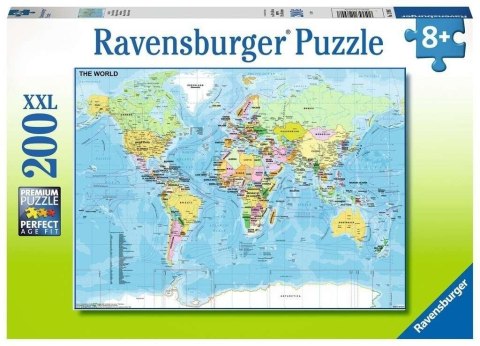 Puzzle 200 Mapa świata XXL Puzzle 200 Mapa świata XXL