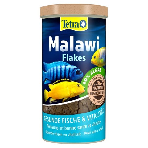 TETRA Malawi Flakes 1L pokarm płatki z alg dla ryb żywiących się glonami (T271425) TETRA Malawi Flakes 1L pokarm płatki z alg dla ryb żywiących się glonami (T271425)