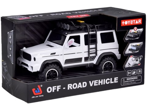 Autko terenowe OFF-ROAD gumowe opony dźwięki światło ZA5219 Autko terenowe OFF-ROAD gumowe opony dźwięki światło ZA5219