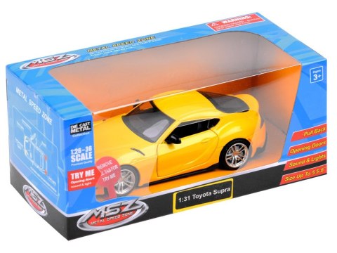 Auto Toyota GR Supra 1:31 metalowe autko licencja ZA3758 Auto Toyota GR Supra 1:31 metalowe autko licencja ZA3758