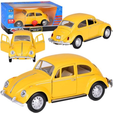 Auto kolekcjonerskie Volkswagen Classical Beetle 1967 1:36 metalowe auto światło dźwięk ZA5055 Auto kolekcjonerskie Volkswagen Classical Beetle 1967 1:36 metalowe auto światło dźwięk ZA5055
