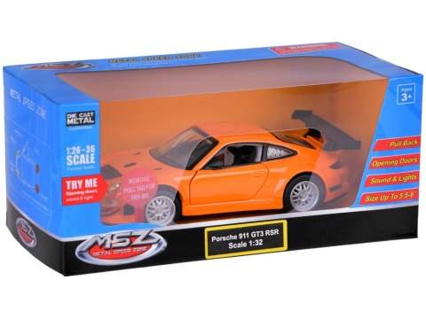 Auto metalowe model Porshe 911 GT3 RSR 1:32 światło dźwięk kolekcja ZA5054 Auto metalowe model Porshe 911 GT3 RSR 1:32 światło dźwięk kolekcja ZA5054