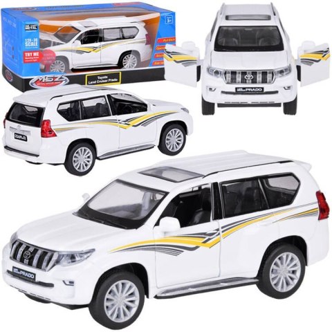 Auto metalowe model TOYOTA LAND CRUISER PRADO światło dźwięk SUV ZA5056 Auto metalowe model TOYOTA LAND CRUISER PRADO światło dźwięk SUV ZA5056