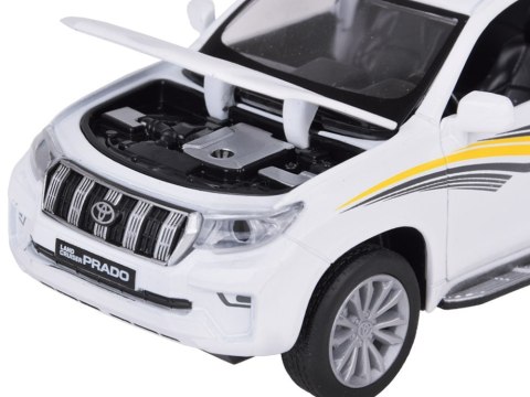 Auto metalowe model TOYOTA LAND CRUISER PRADO światło dźwięk SUV ZA5056 Auto metalowe model TOYOTA LAND CRUISER PRADO światło dźwięk SUV ZA5056