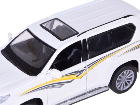 Auto metalowe model TOYOTA LAND CRUISER PRADO światło dźwięk SUV ZA5056 Auto metalowe model TOYOTA LAND CRUISER PRADO światło dźwięk SUV ZA5056