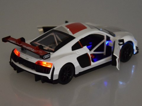 Auto metalowe model sportowe Audi R8 LMS skala 1:32 dźwięki światła ZA4609 Auto metalowe model sportowe Audi R8 LMS skala 1:32 dźwięki światła ZA4609